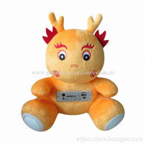 Wireless doll speaker with SD card slot and FM radio, OEM orders welcomed